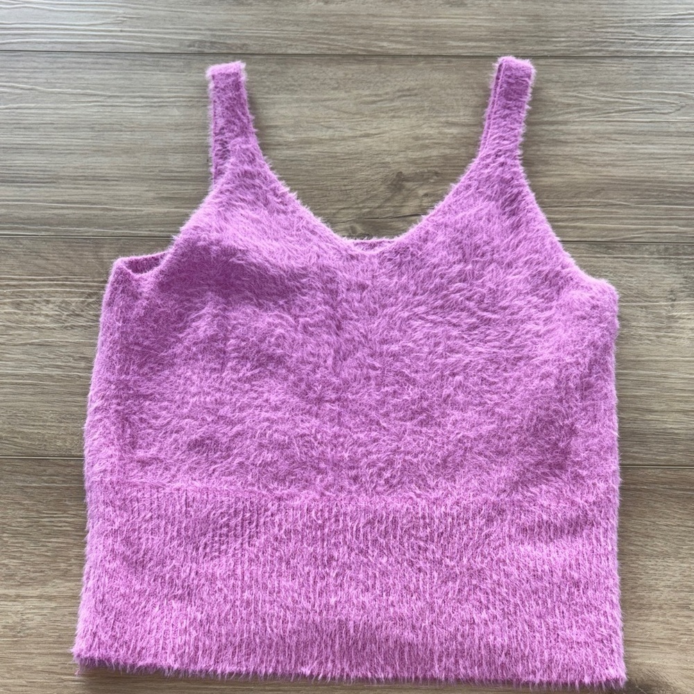 Freshman 1996 Fuzzy Lavender Camisole tank size large